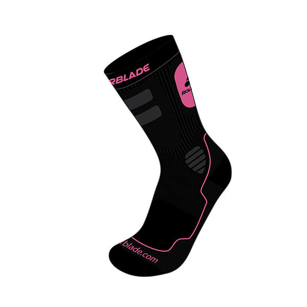 ROLLERBLADE Calcetines High Performance Negro / Rosa 