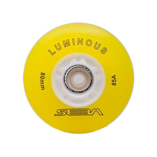 SEBA Rueda Luminous 80mm 85a Amarillo (Unidad)