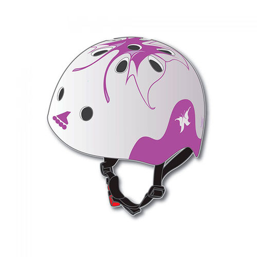 50 – 54 S Rollerblade Twist JR Helmet Bianco/Viola Girl Inliner Caschi 
