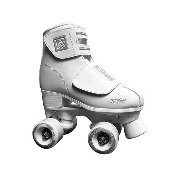 menos Permanentemente escaramuza KRF Roller School Velcro Blanco - Tienda de patines y longboard online
