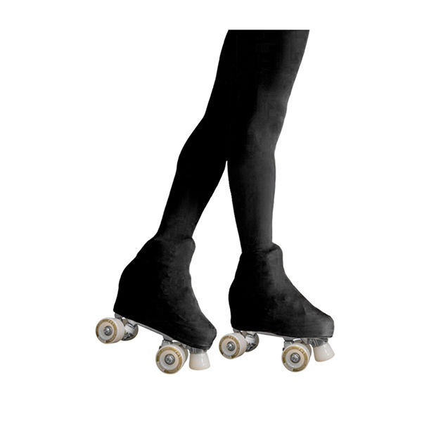 KRF Figure Skating Boot Cover Tights Black