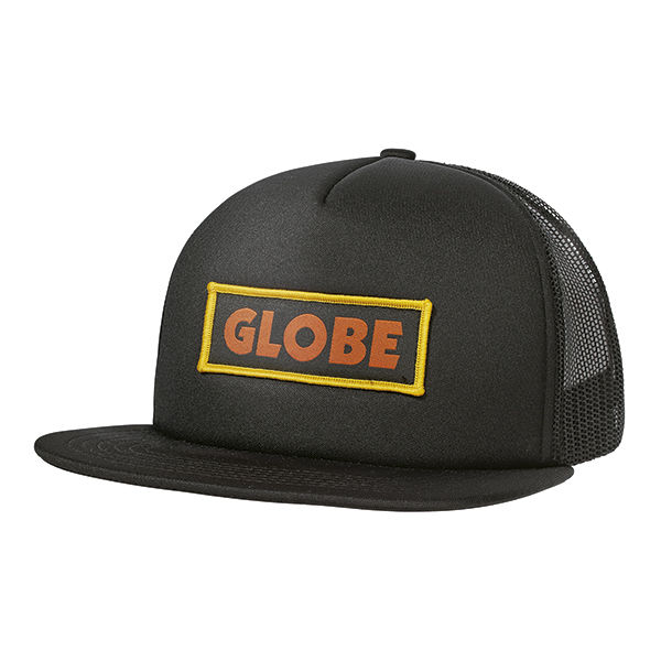 GLOBE Primed Trucker Black Cap
