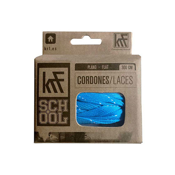 KRF Blue Flat Laces 300cm