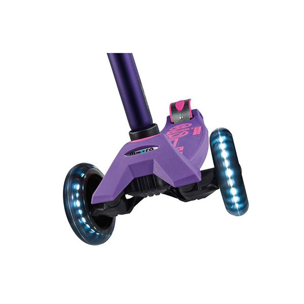 MICRO Patinete Scooter Maxi Deluxe Led Lila