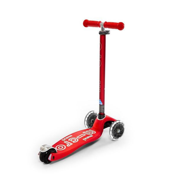 MICRO Patinete Scooter Maxi Deluxe Led Rojo