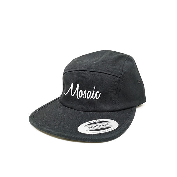 MOSAIC Snapback Black / White Cap