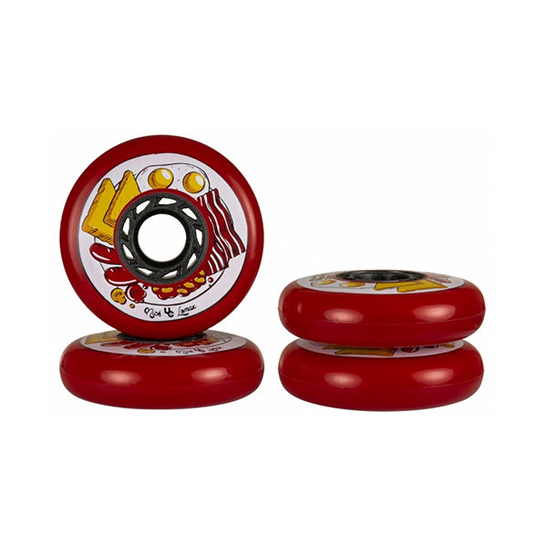 UNDERCOVER Team Wheels Nick Lomax Foodie 80mm 88A Red (full radius)