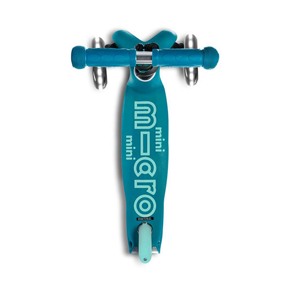 MICRO Patinete Scooter Mini Deluxe Led Aqua - Tienda de patines longboard online
