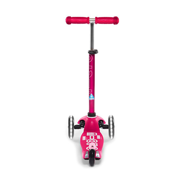 MICRO Patinete Scooter Mini Deluxe Led Rosa