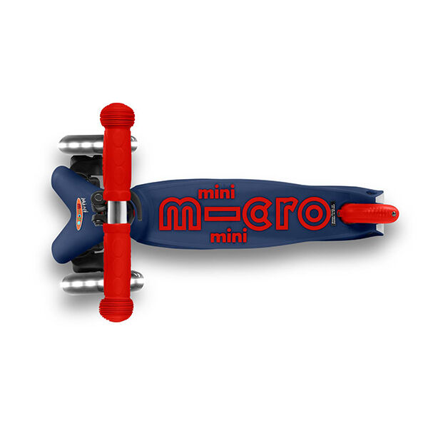 MICRO Patinete Scooter Mini Deluxe Led Azul Rojo