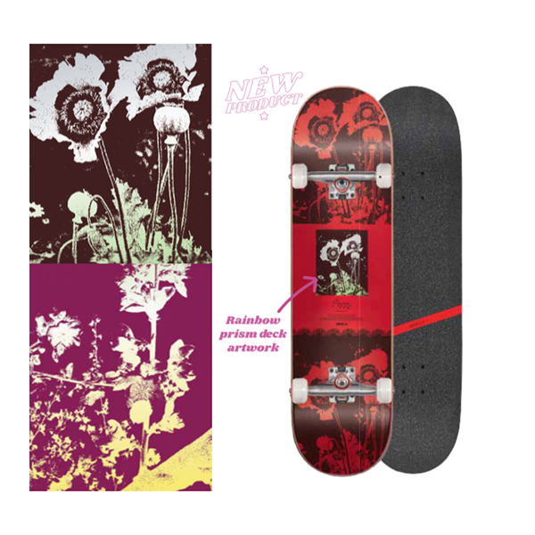 IMPALA Skateboard Blossom Poppy 8.0