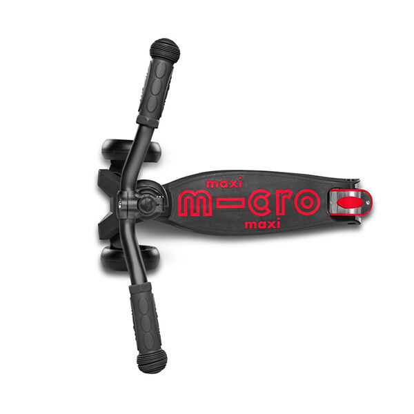 MICRO Patinete Scooter Maxi Deluxe PRO Negro Rojo
