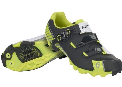 SCOTT Zapatillas MTB Pro Mate/Amarillo Brillante - Tienda de patines y longboard