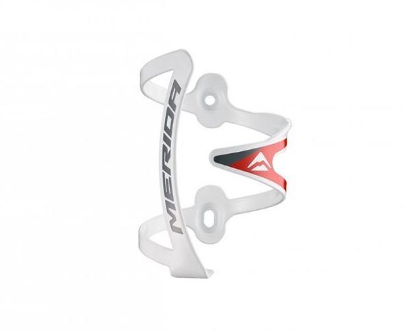 Merida Portabidon Aluminio Twister Blanco/Rojo