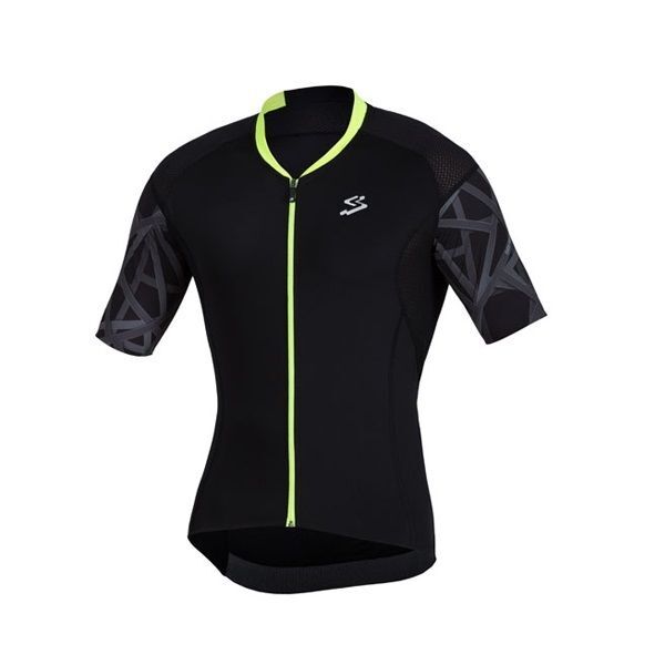 SPIUK Maillot M C Elite Hombre 2017 Negro Amarillo