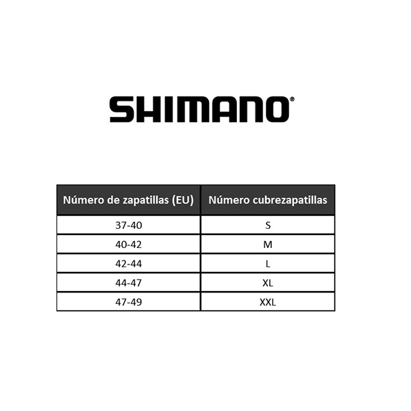 SHIMANO Cubrezapatillas S2100D Negro