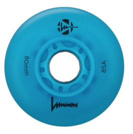 RUEDAS LUMINOUS - LED WHEEL - BLUE OCEAN GLOW 90 MM