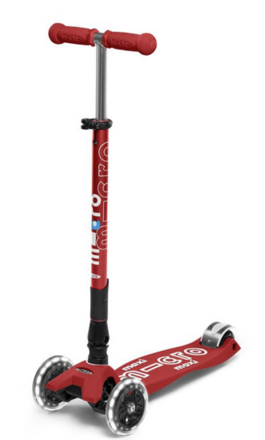 MICRO MAXI DELUXE PLEGABLE LED ROJO